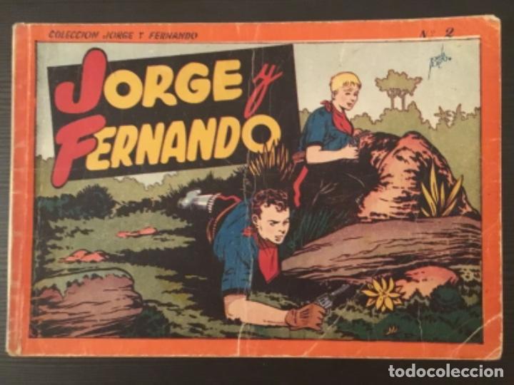 Comics: C&oacute;mic Jorge Fernando ORIGINAL Hispano americana &aacute;lbum rojo 25 cm x 17 cm n&uacute;mero 2