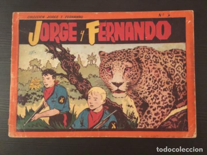 Comics: C&oacute;mic Jorge Fernando ORIGINAL hispano americana &aacute;lbum rojo 25 cm x 17 cm n&uacute;mero 3