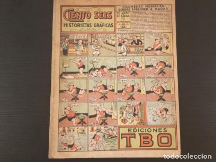 C&oacute;mics: C&oacute;mic Ciento seis historietas gr&aacute;ficas ediciones TBO a&ntilde;os 30 portada ilustrador Opisso
