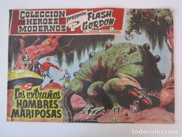 C&oacute;mics: TBE DE FLASH GORDON LOS EXTRA&Ntilde;OS HOMBRES MARIPOSA 1958 - Foto 1