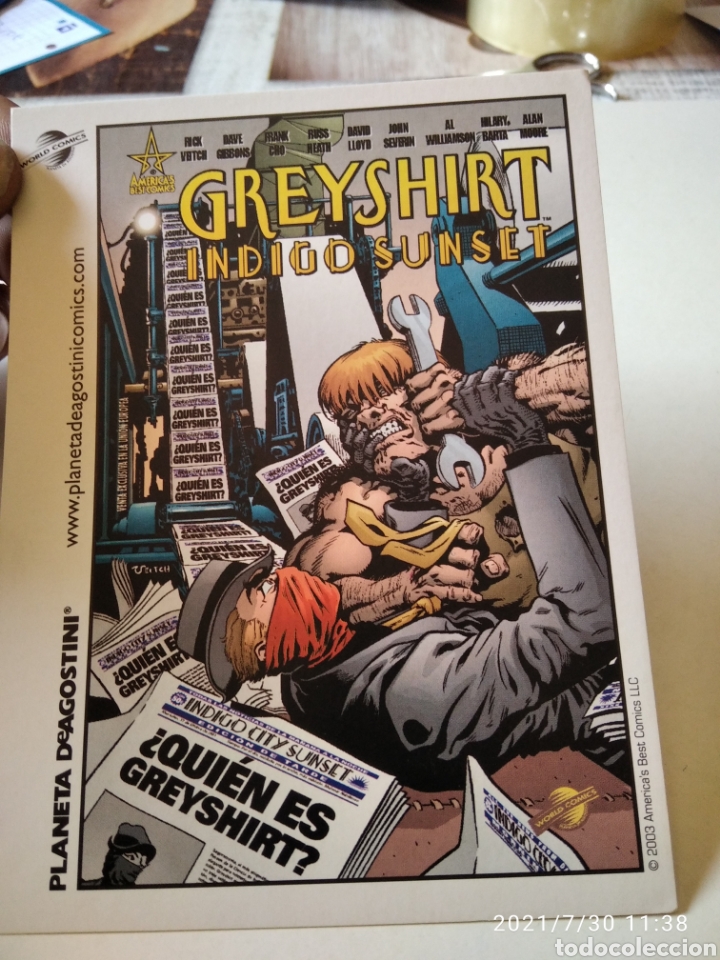 C&oacute;mics: Greyshirt indigo sunset c&oacute;mic