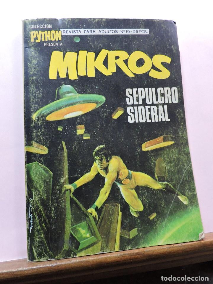 C&oacute;mics: Mikros. Sepulcro sideral. Colecci&oacute;n Python N&ordm; 19 - Foto 1