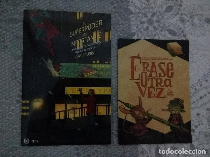 C&oacute;mics: DAVID RUBIN, LOTE DE DOS PUBLICACIONES, EL SUPERPODER M&Aacute;S IMPORTANTE Y &Eacute;RASE OTRA VEZ - Foto 1