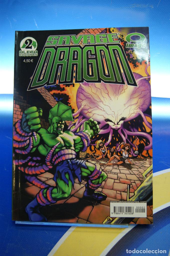 C&oacute;mics: Comics. Savage Dragon, E. Larsen. Image. Aleta Ediciones, 2004. n&ordm; 1, 2, 3, 4. - Foto 3