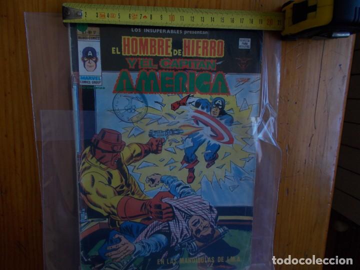 C&oacute;mics: EL HOMBRE DE HIERRO Y EL CAPITAN AMERICA. MARVEL COMIC GROUP N&ordm;17 - Foto 1