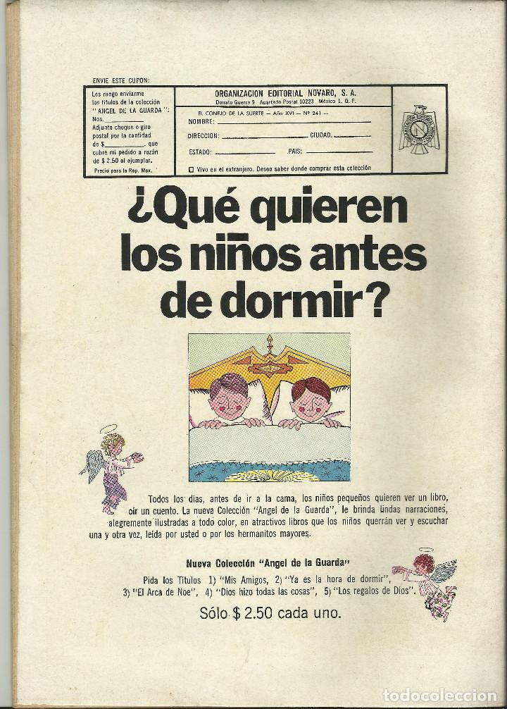 C&oacute;mics: Comic Tebeo, El Conejo de la Suerte N&ordm; 241, 1 Junio 1966 - Foto 2