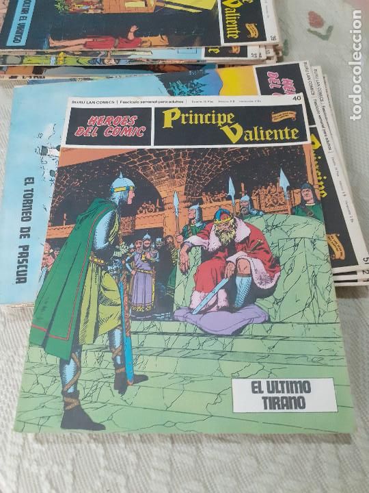 C&oacute;mics: PR&Iacute;NCIPE VALIENTE - N&ordm; 40 DE 96 - H&Eacute;ROES DEL C&Oacute;MIC - 1973 - BURU LAN COMICS - - Foto 1