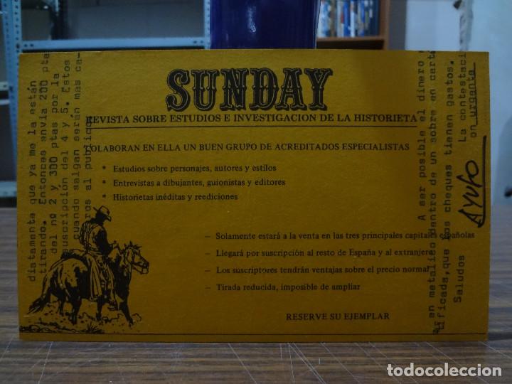 C&oacute;mics: TARJETA SUSCRIPCION SUNDAY - Foto 2