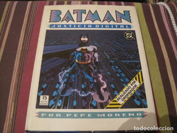 C&oacute;mics: COMIC BATMAN JUSTICIA DIGITAL PEPE MORENO DC ZINCO - Foto 1