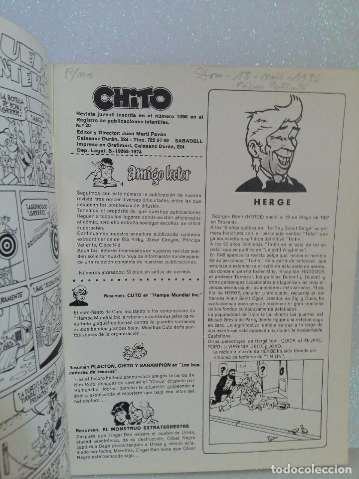 C&oacute;mics: CHITO REVISTA JUVENIL N&ordm; 20 - Foto 2