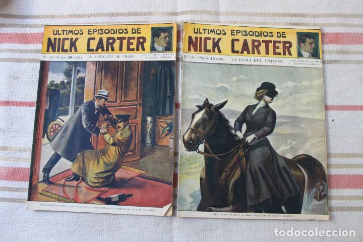C&oacute;mics: ULTIMOS EPISODIOS DE NICK CARTER: LOTE DE 35 NOVELAS - Foto 11
