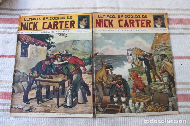 C&oacute;mics: ULTIMOS EPISODIOS DE NICK CARTER: LOTE DE 35 NOVELAS - Foto 13