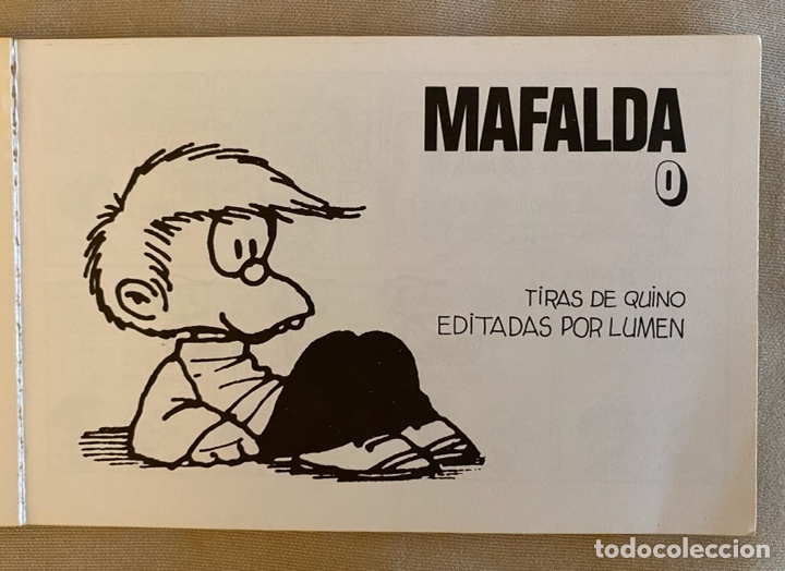 C&oacute;mics: Mafalda N&ordm; 0 Tiras de Quino Ed . Lumen - Foto 3