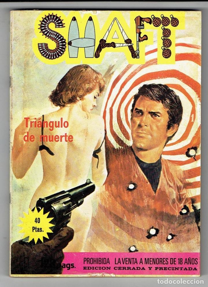 C&oacute;mics: SHAFT N&ordm; 9- TRIANGULO DE MUERTE - ELVIBERIA 1976 - Foto 1