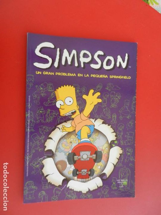 C&oacute;mics: SIMPSON ,UN GRAN PROBLEMA EN LA PEQUE&Ntilde;A SPRINGFIELD - Matt Groening. Comic Bongo-2004 - Foto 1