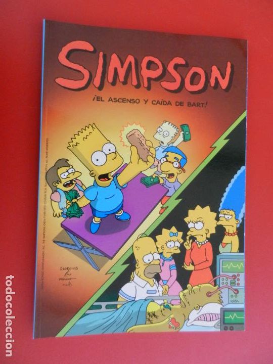 C&oacute;mics: SIMPSON ,! ASCENSO Y CAIDA DE BART! Matt Groening. Comic Bongo-2004 - Foto 1