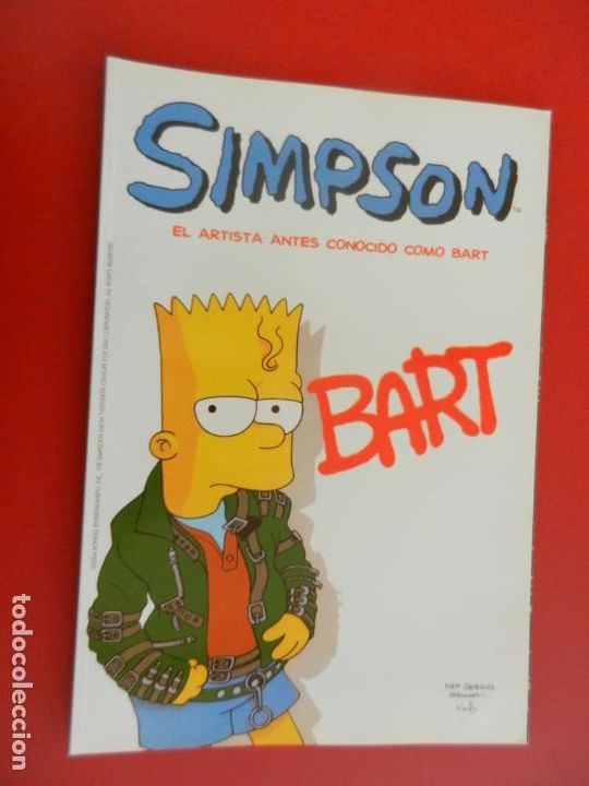 C&oacute;mics: SIMPSON , EL ARTISTA ANTES CONOCIDO COMO BART , Matt Groening. Comic Bongo-2004 - Foto 1
