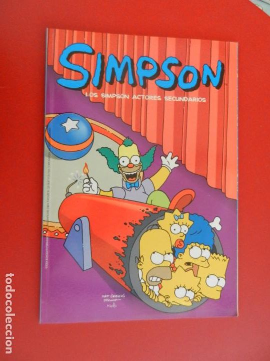 C&oacute;mics: SIMPSON , LOS SIMPSON ACTORES SECUNDARIOS - Matt Groening. Comic Bongo-2004 - Foto 1
