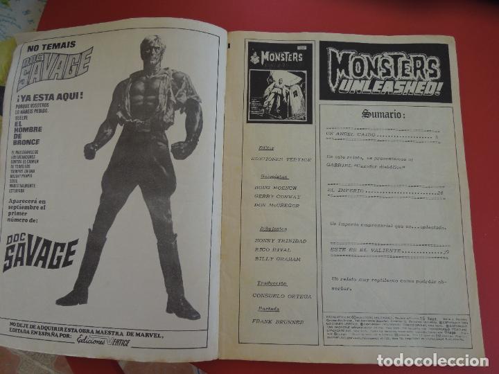 C&oacute;mics: MONSTER N&ordm; 40 UNLEASHED- EL EXORCISMO FINAL - VERTICE 1975 - Foto 2