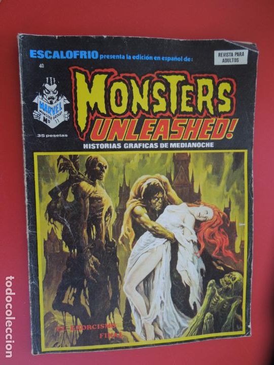 C&oacute;mics: MONSTER N&ordm; 40 UNLEASHED- EL EXORCISMO FINAL - VERTICE 1975 - Foto 1