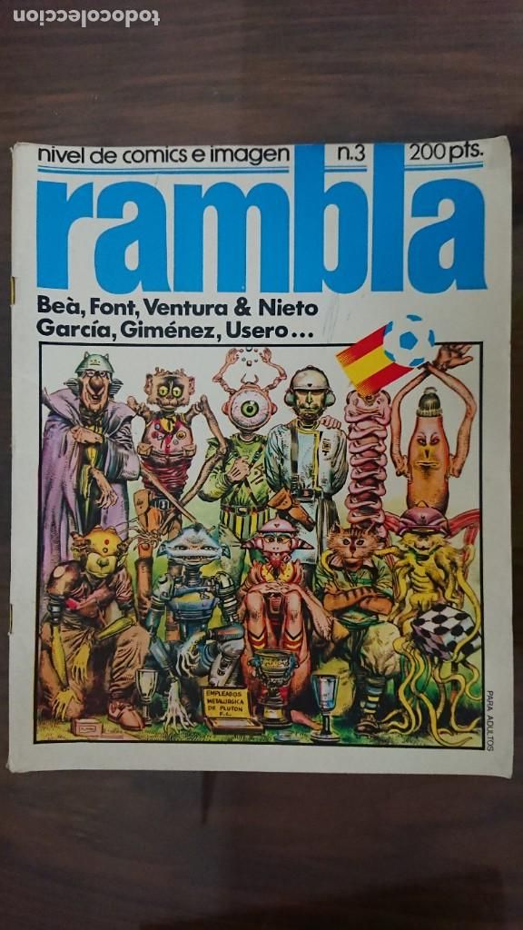 Fumetti: RAMBLA N&ordm; 3 - NIVEL DE COMICS E IMAGEN - EDITA DISTRINOVEL 1982