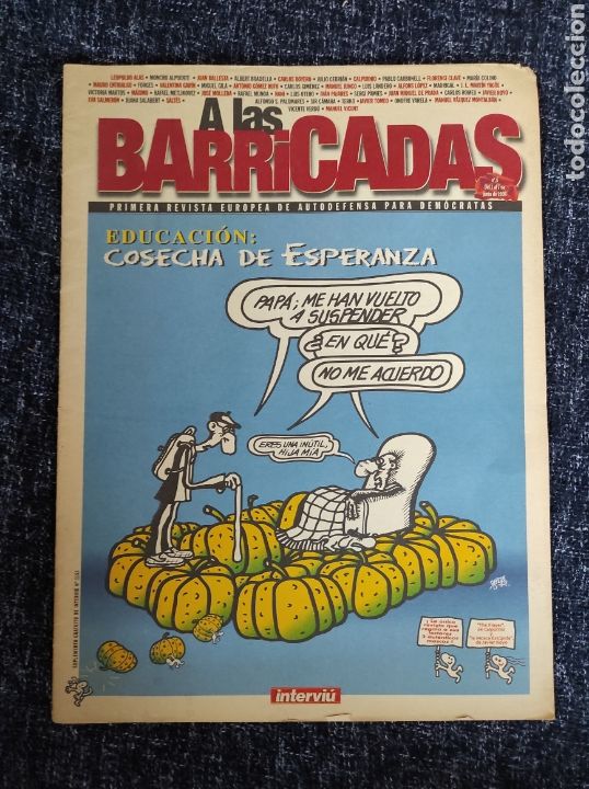 C&oacute;mics: A LAS BARRICADAS N&ordm; 4 - REVISTA DE HUMOR EN VI&Ntilde;ETAS -ED. INTERVIU