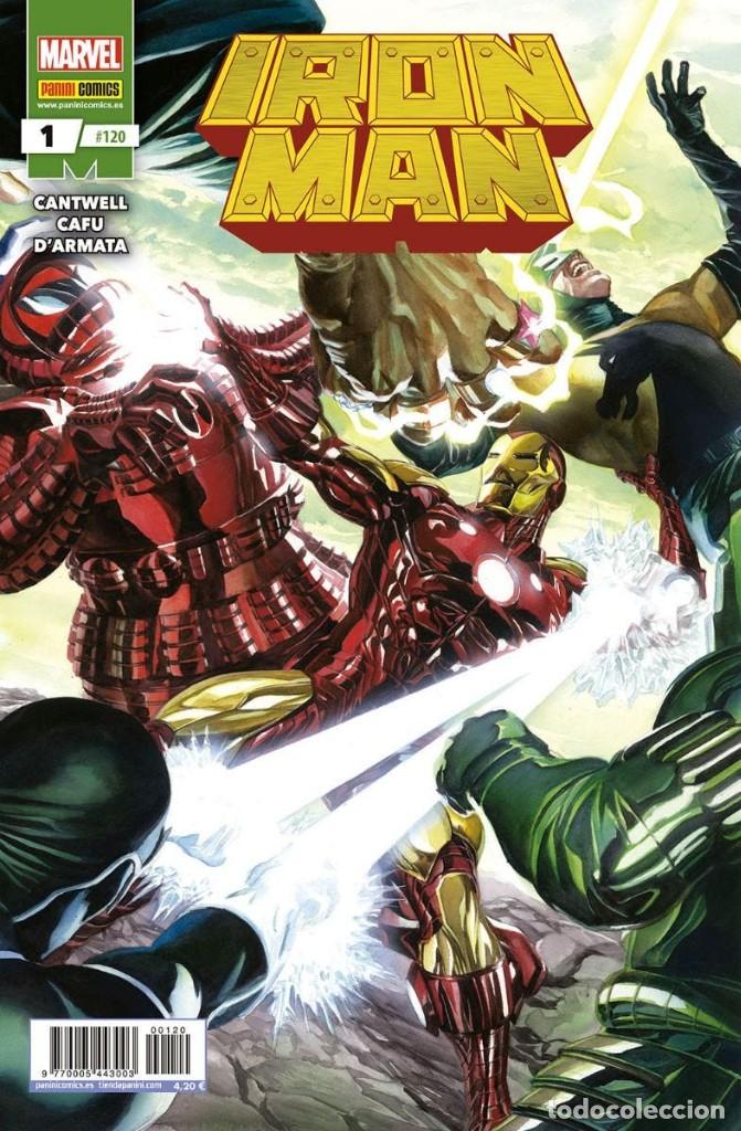 C&oacute;mics: IRON MAN. SERIE ACTUAL. NUMEROS 1 AL 8. PANINI - Foto 1