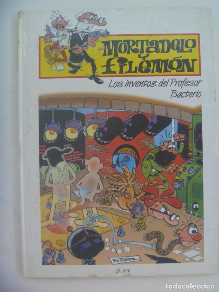 C&oacute;mics: ALBUM DE MORTADELO Y FILEMON : LOS INVENTOS DEL PROFESOR BACTERIO . PLURAL, 2000 - Foto 1