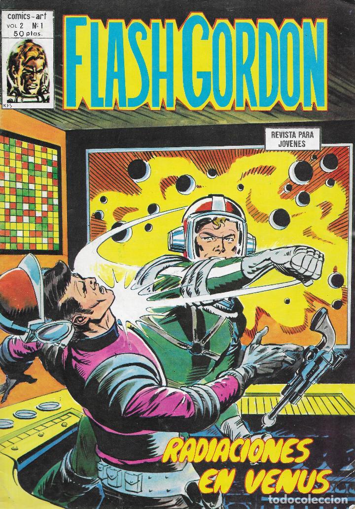 C&oacute;mics: Flash Gordon v2. V&eacute;rtice 1980. Colecci&oacute;n completa (44 Ejemplares) - Foto 1
