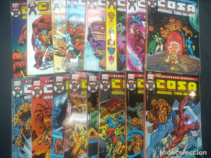 C&oacute;mics: BIBLIOTECA MARVEL LA COSA MARVEL TWO-IN-ONE COMPLETO 16 N&Uacute;MEROS PANINI C&Oacute;MICS MARVEL - Foto 1