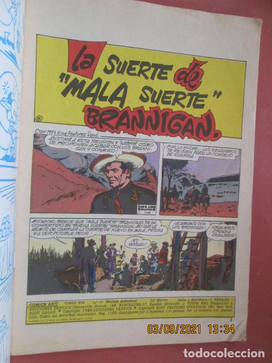 C&oacute;mics: CISCO KID - N&ordm; 16 - EL FALSO HERMANO - EDICIONES VERTICE. - Foto 2