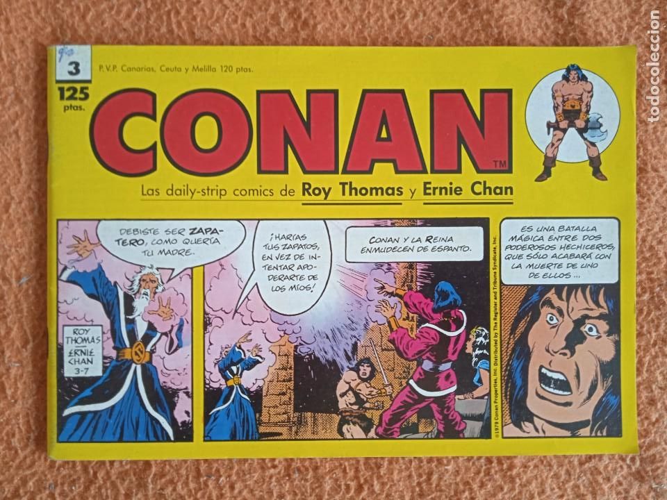 C&oacute;mics: Conan Los daily strip comics de Roy Thomas y John Buscema 3 - Foto 1