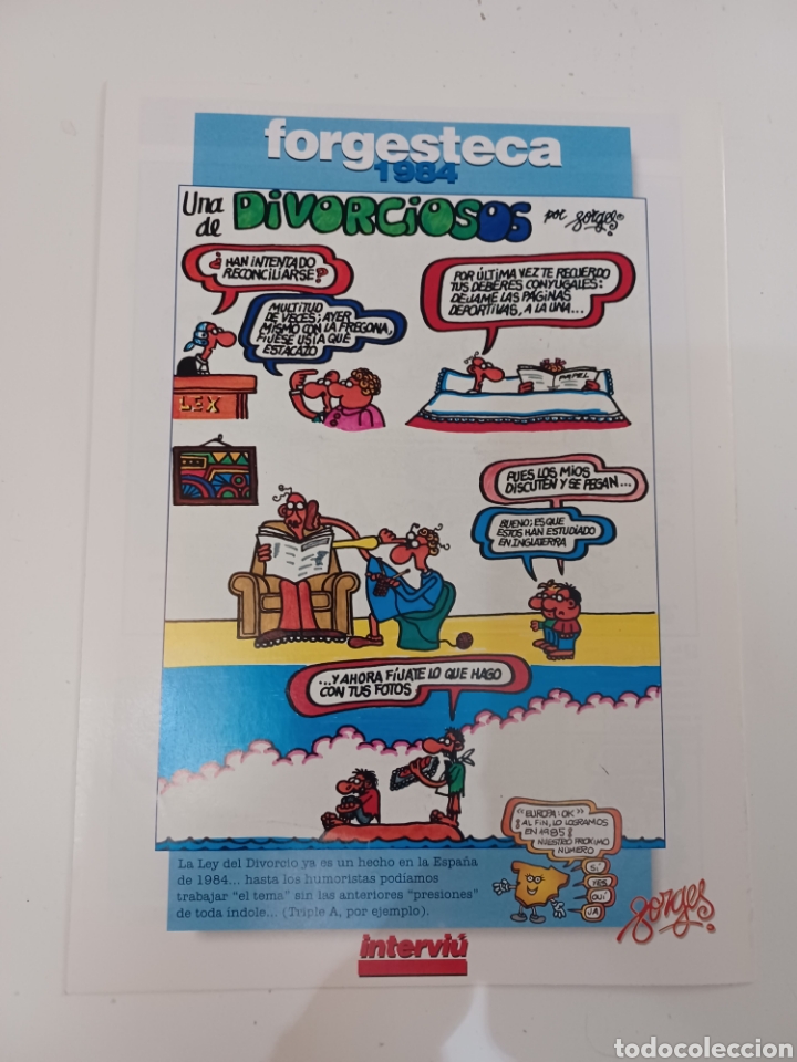 C&oacute;mics: C&oacute;mic interviu Historia de la transici&oacute;n fasciculo N&deg; 9 de Forges - Foto 4