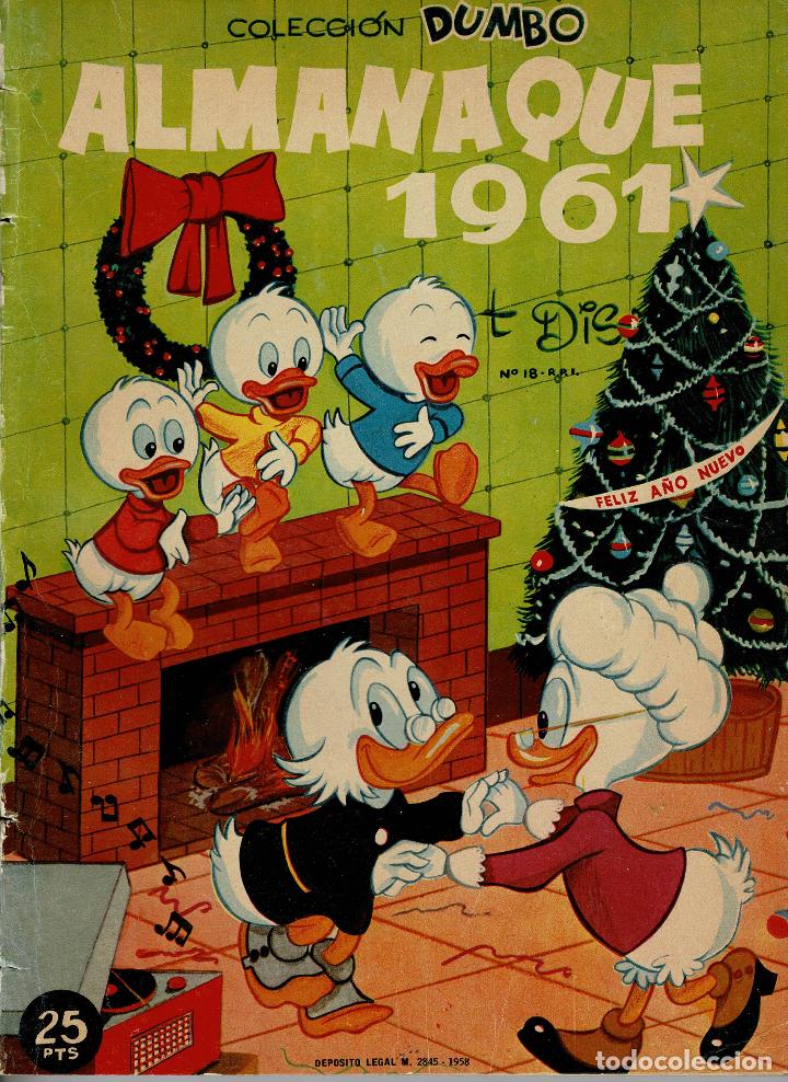 C&oacute;mics: Dumbo,almanaque a&ntilde;o 1961.original(procede encuadernacion) - Foto 1