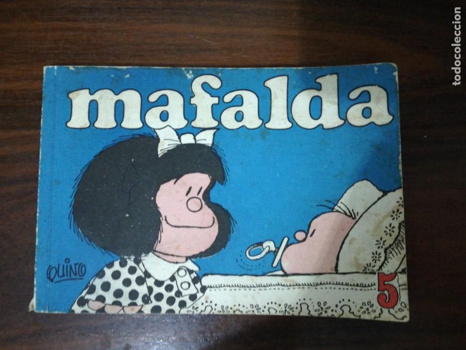 C&oacute;mics: MAFALDA 5. QUINO. EDICIONES DE LA FLOR (ARGENTINA) - Foto 1