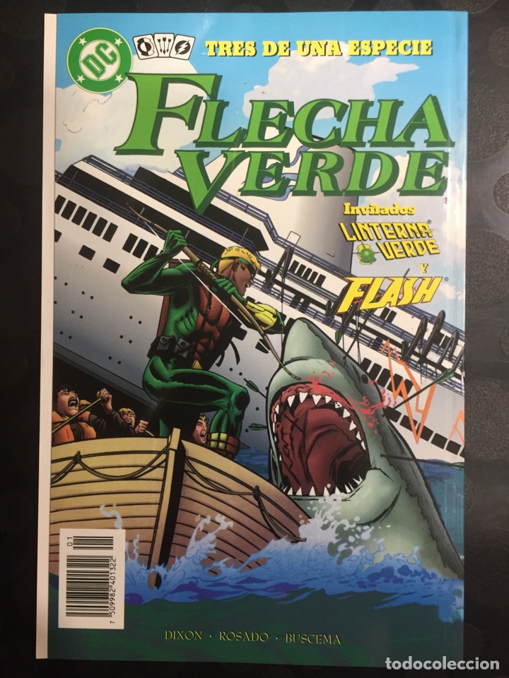 C&oacute;mics: FLASH : TRES DE UNA ESPECIE CON LINTERNA VERDE Y FLECHA VERDE Ed VID ( 1999 ) - Foto 2