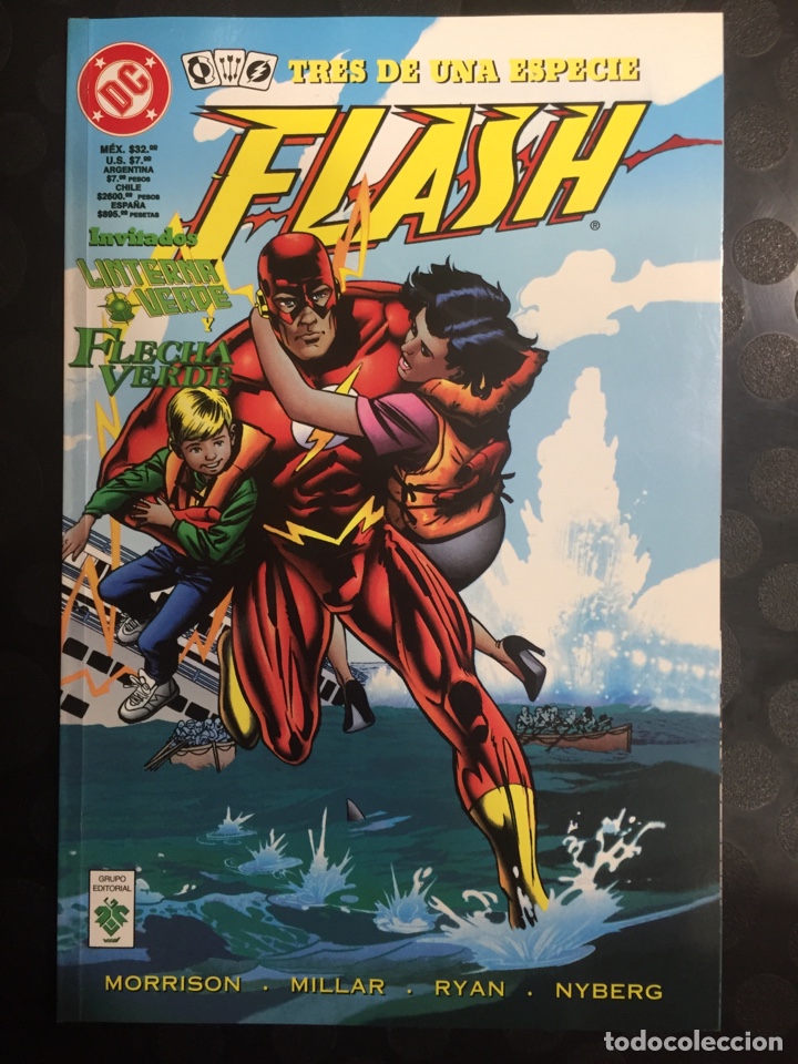 C&oacute;mics: FLASH : TRES DE UNA ESPECIE CON LINTERNA VERDE Y FLECHA VERDE Ed VID ( 1999 ) - Foto 1