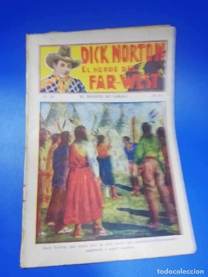 C&oacute;mics: DICK NORTON. EL HEROE DEL FAR.WEST. N&ordm; 49. EL BISONTE DE TARASA. PAGS : 16. - Foto 1