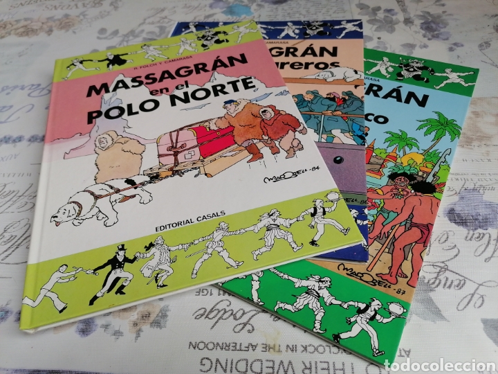 C&oacute;mics: LOTE MASSAGR&Aacute;N EN CASTELLANO 3 C&Oacute;MICS PRIMERAS EDICIONES. EDITORIAL CASALS - Foto 11