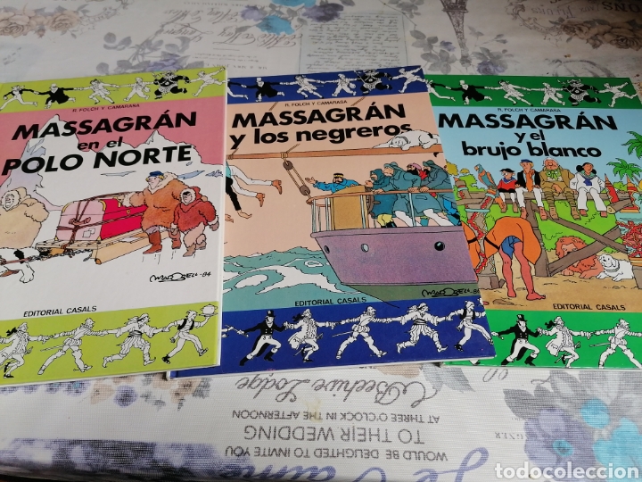 C&oacute;mics: LOTE MASSAGR&Aacute;N EN CASTELLANO 3 C&Oacute;MICS PRIMERAS EDICIONES. EDITORIAL CASALS - Foto 1