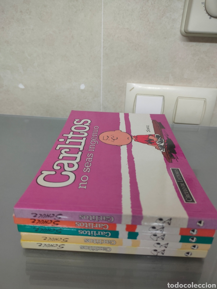 C&oacute;mics: 5x CARLITOS CIRCULO DE LECTORES 1998 SCHULZ - Foto 2