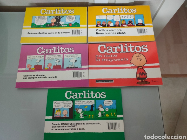 C&oacute;mics: 5x CARLITOS CIRCULO DE LECTORES 1998 SCHULZ - Foto 3