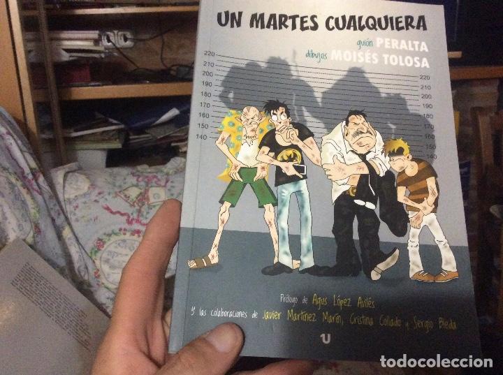 Comics: Un martes cualquiera uno peralta tolosa dedicado por autor con dibujo