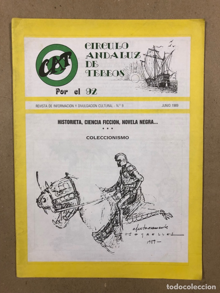 C&oacute;mics: CAT C&Iacute;RCULO ANDALUZ DE TEBEOS (1989). HIST&Oacute;RICO FANZINE HISTORIETA, CIENCIA FICCI&Oacute;N,&hellip;, COLECCIONISMO