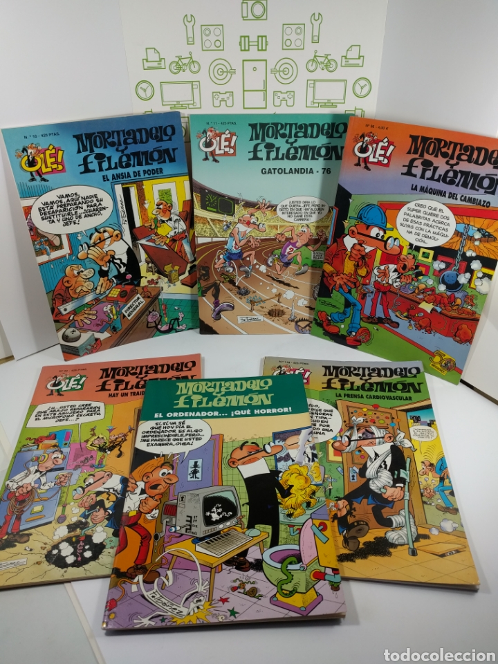 C&oacute;mics: Mortadelo y Filem&oacute;n. Ol&eacute;. 6 N&uacute;meros. - Foto 1