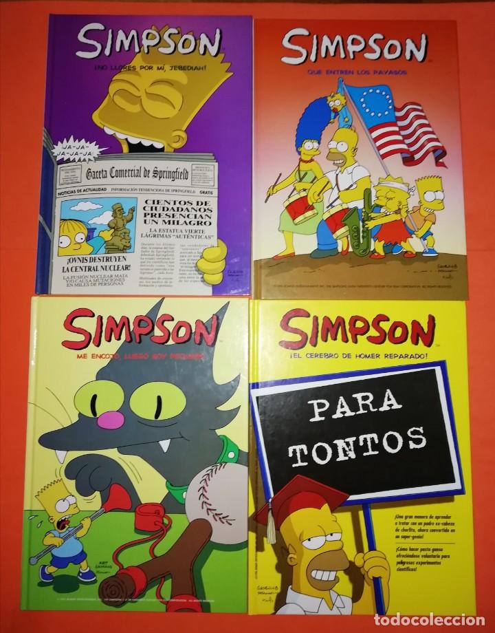 Cómics: SIMPSON. LOTE DE 11 VOLUMENES TAPA DURA. CIRCULO DE LECTORES 2005 - Foto 3 - 291896123