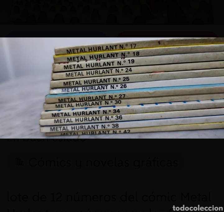 C&oacute;mics: Metal hurlant, 12 n&uacute;meros - Foto 2