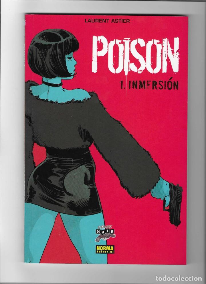 C&oacute;mics: laurent astier: poison (dos tomos) norma editorial. comic noir - Foto 1
