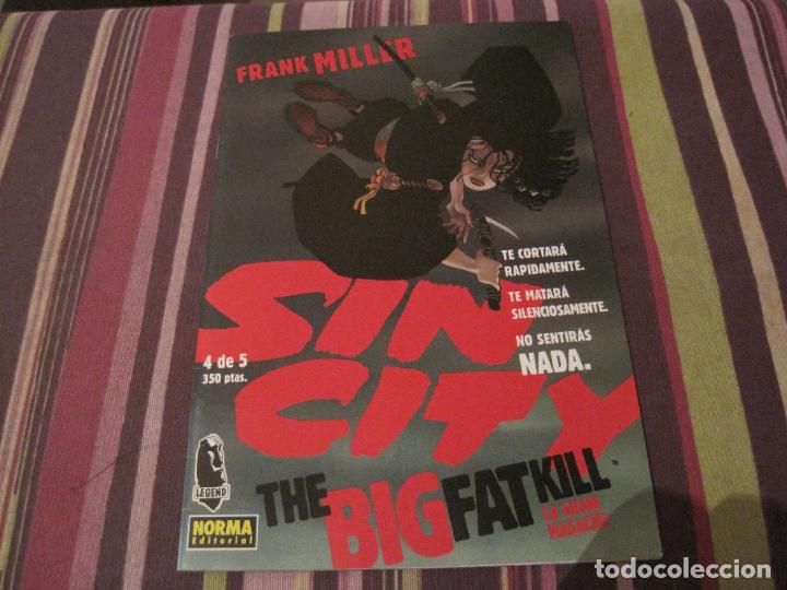 C&oacute;mics: COMIC SIN CITY THE BIG FAT KILL LA GRAN MASACRE N&ordm; 4 FRANK MILLER NORMA - Foto 1