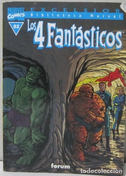 C&oacute;mics: LOS 4 FANTASTICOS - N&ordm; 02 - BIBLIOTECA MARVEL - COMIC - Foto 1